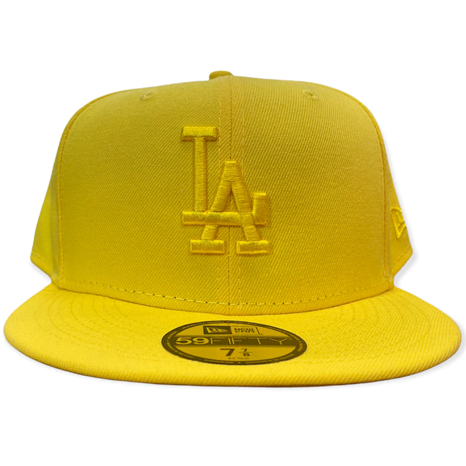 NEW ERA LOS ANGELES DODGERS COLOR PACK 59FIFTY FITTED - YELLOW