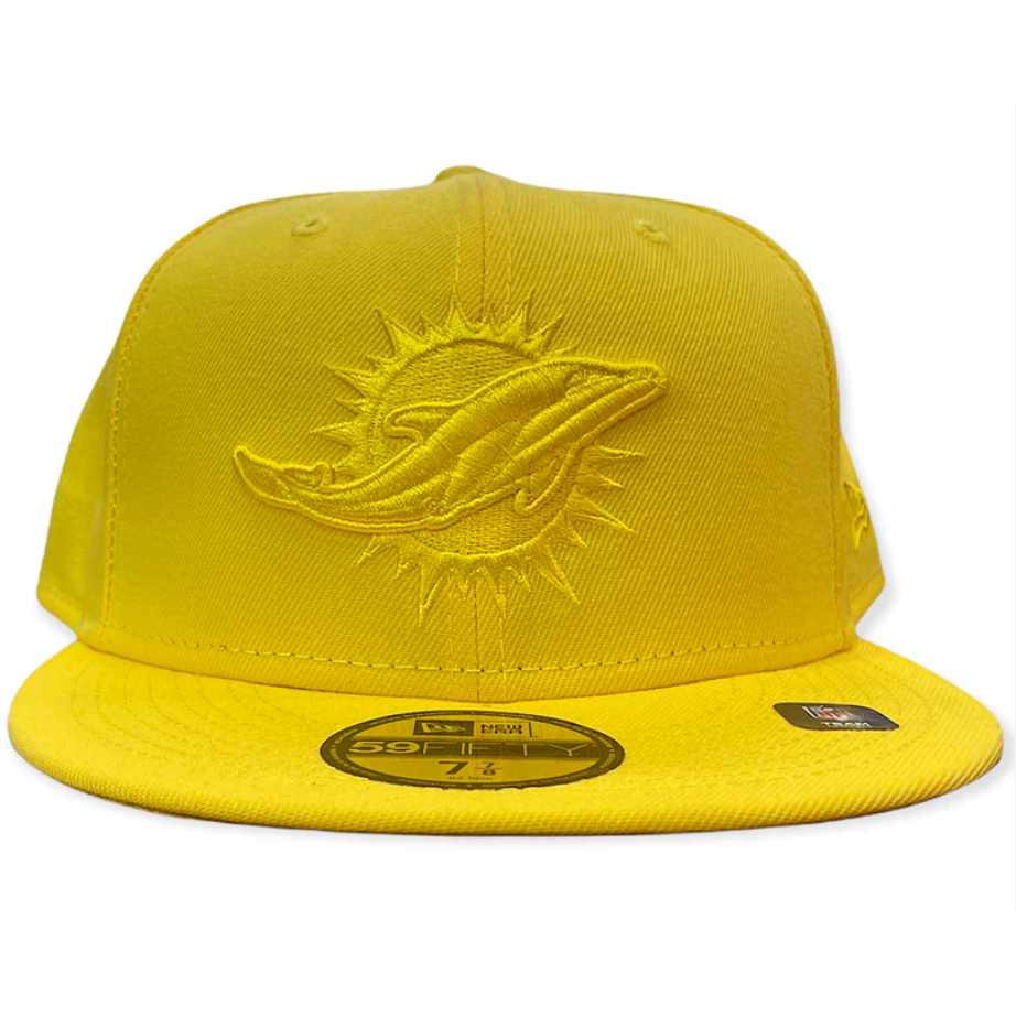 New Era - Men&#39;s MIAMI DOLPHINS Spring Color Pack 9FIFTY Snapback Hat - YELLOW