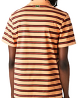 Lacoste - Men's Regular Fit Lettered Striped Cotton Polo Shirt