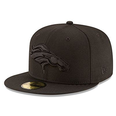 New Era - NFL Men's Black On Black 59Fifty Fitted Cap