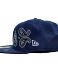 NEW ERA - MEN'S  SEATTLE SEAHAWKS PAISLEY 59FIFTY FITTED - NAVY/GREY