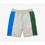 LACOSTE - Men's Branded Cotton Fleece Blend Shorts