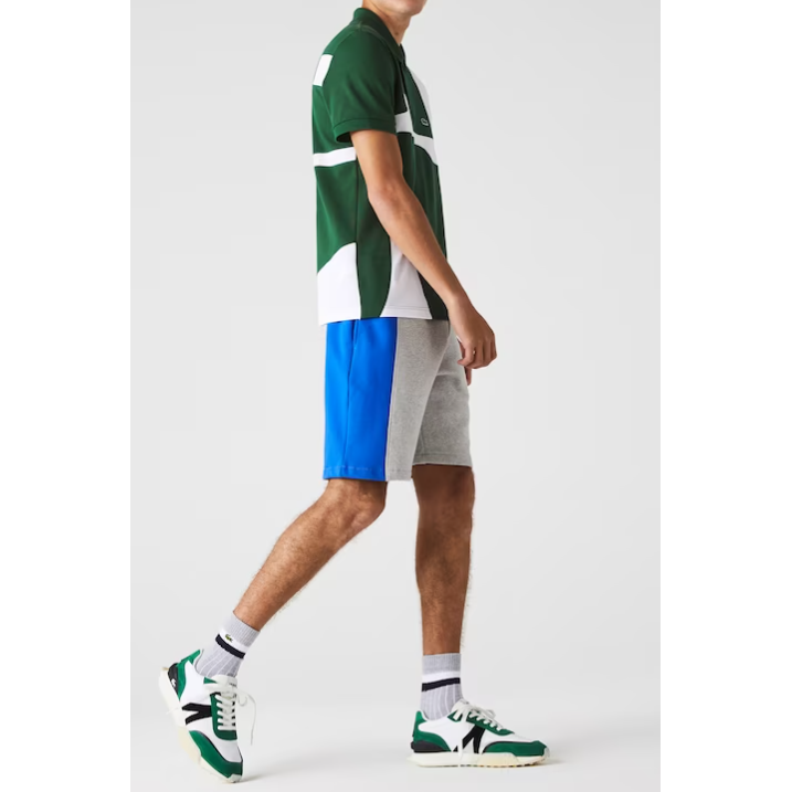 LACOSTE - Men's Branded Cotton Fleece Blend Shorts