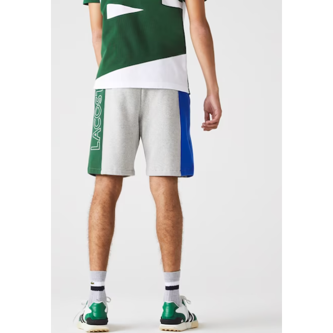 LACOSTE - Men's Branded Cotton Fleece Blend Shorts