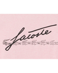 LACOSTE - Men's Signature And Crocodile Print Crew Neck Cotton T-Shirt