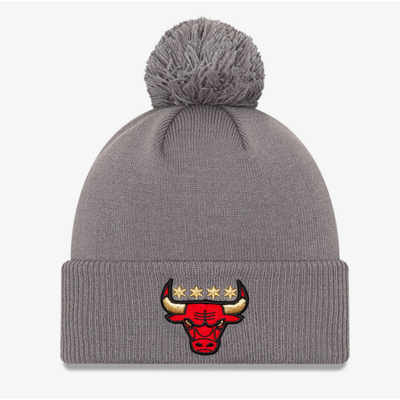 New Era - Chicago Bulls NBA City Edition Grey Beanie Hat