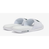 Lacoste - Men's Croco Dualiste Synthetic Logo Strap Slides