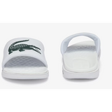 Lacoste - Men's Croco Dualiste Synthetic Logo Strap Slides