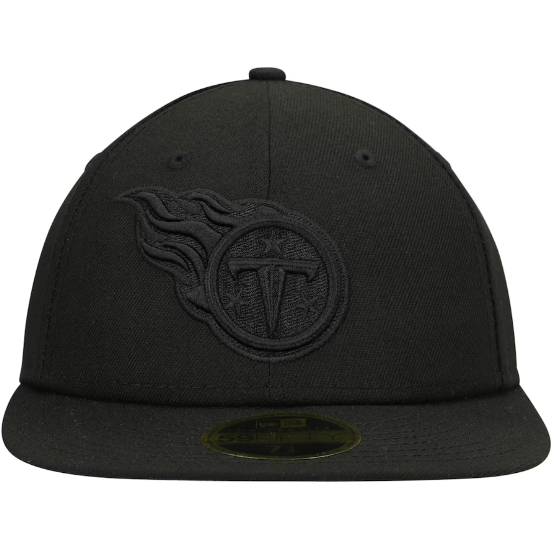 New Era Men&#39;s Tennessee Titans Black on Black Low Profile 59FIFTY II Snapback Hat