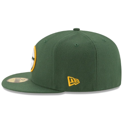 New Era - 59Fifty Team Basic Hat Green Bay Packers Green Fitted Men Cap 5950