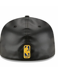 New Era - Men's NBA 59Fifty Faux Leather Fitted Golden State Warriors - Black