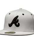 New Era - Men's Atlanta Braves - White / Chocolate Brown