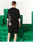 Lacoste - Men's  L!VE Collab Minecraft Loose Fit Organic Cotton T-Shirt