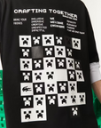 Lacoste - Men's  L!VE Collab Minecraft Loose Fit Organic Cotton T-Shirt