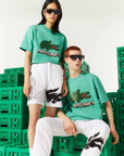 Lacoste -Unisex Lacoste x Minecraft Print Organic Cotton T-Shirt