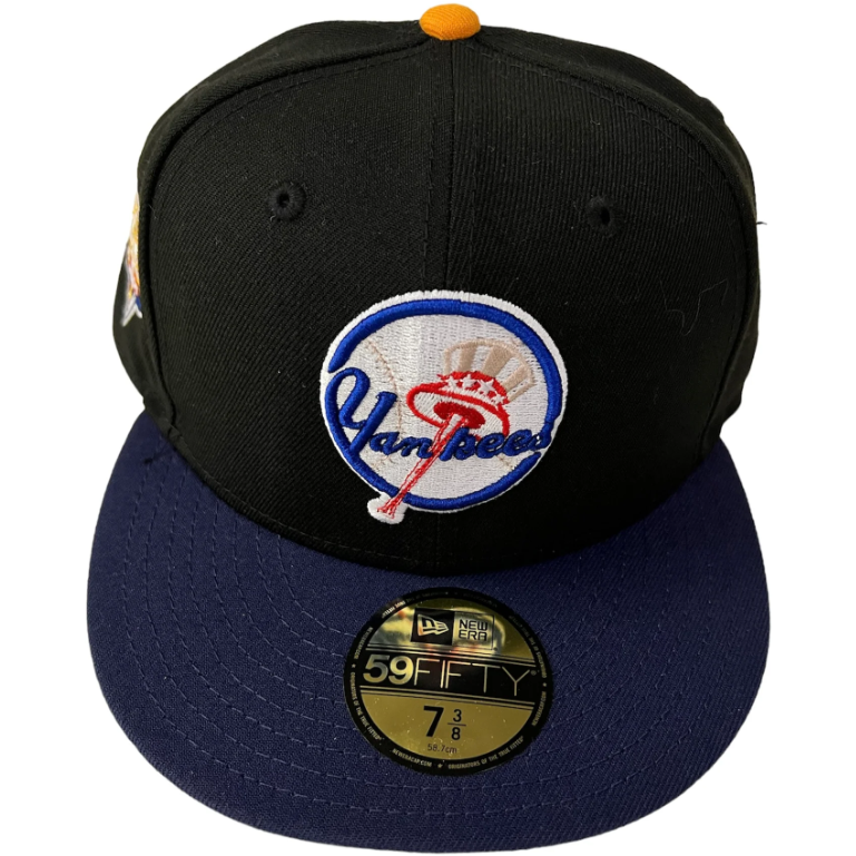 NEW ERA - New York Yankees Side Patch Exclusive Fitted Cap - BLACK/DK.BLUE