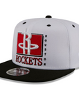 New Era - Men's Houston Rockets  9FIFTY Snapback Hat - WHITE/BLACK/GREEN