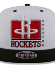 New Era - Men's Houston Rockets  9FIFTY Snapback Hat - WHITE/BLACK/GREEN