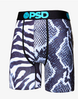 PSD - Men's Black Zebra Snake Breathable Boxer Brief Underwear