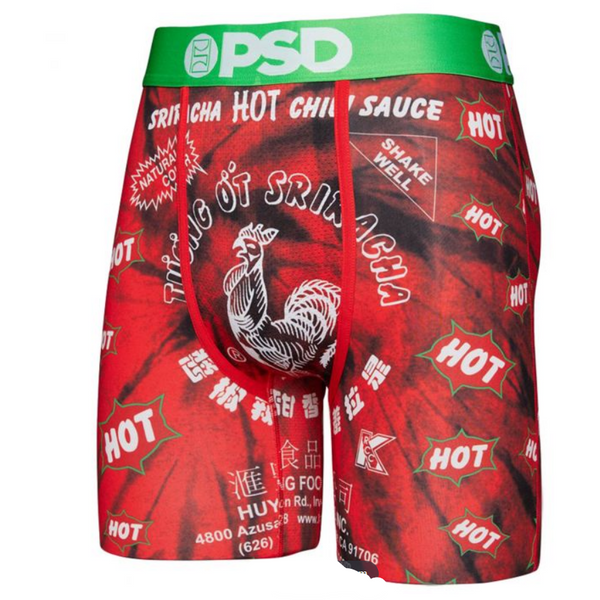 PSD -  MEN'S  Huy Fong Sriracha Hot Chili Sauce Tie Dye