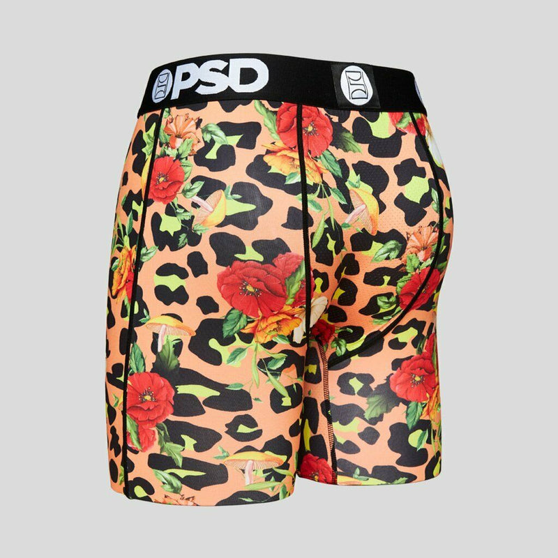 PSD - MEN'S Cheetah Trip Animal Print Floral Athletic Boxers